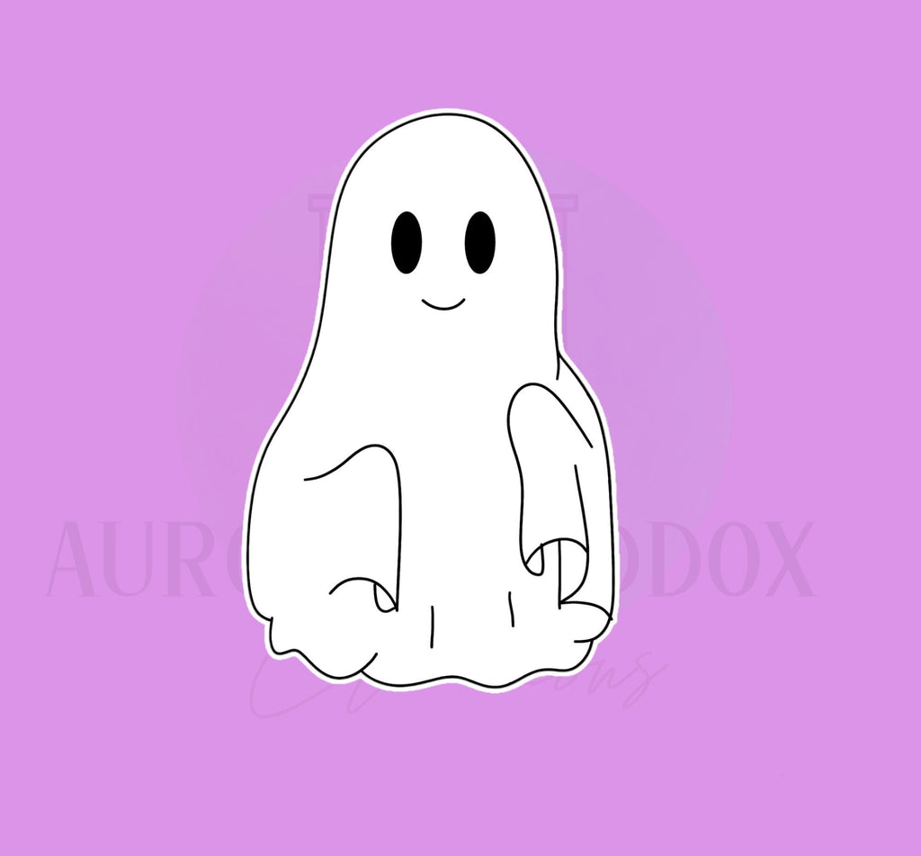 Ghost of Holding Objects Cookie Cutter