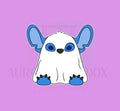 Blue Alien Monster Ghost Cookie Cutter