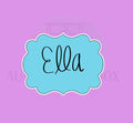 Ella Plaque | Cookie Cutter