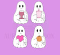 Ghost of Holding Objects Cookie Cutter