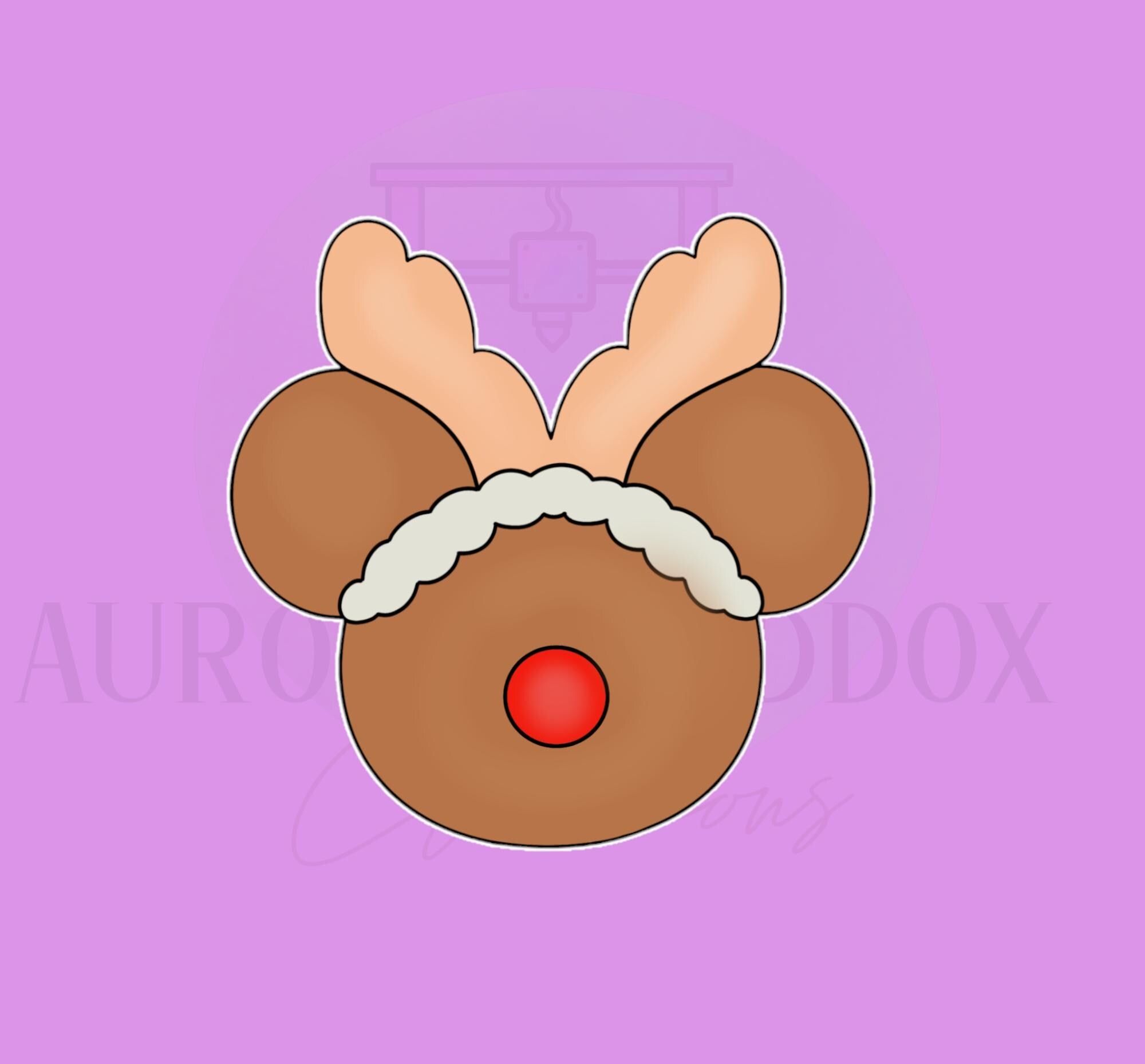 Mouse Reindeer | Cookie Cutter