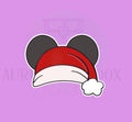 Mouse Santa Hat | Cookie Cutter