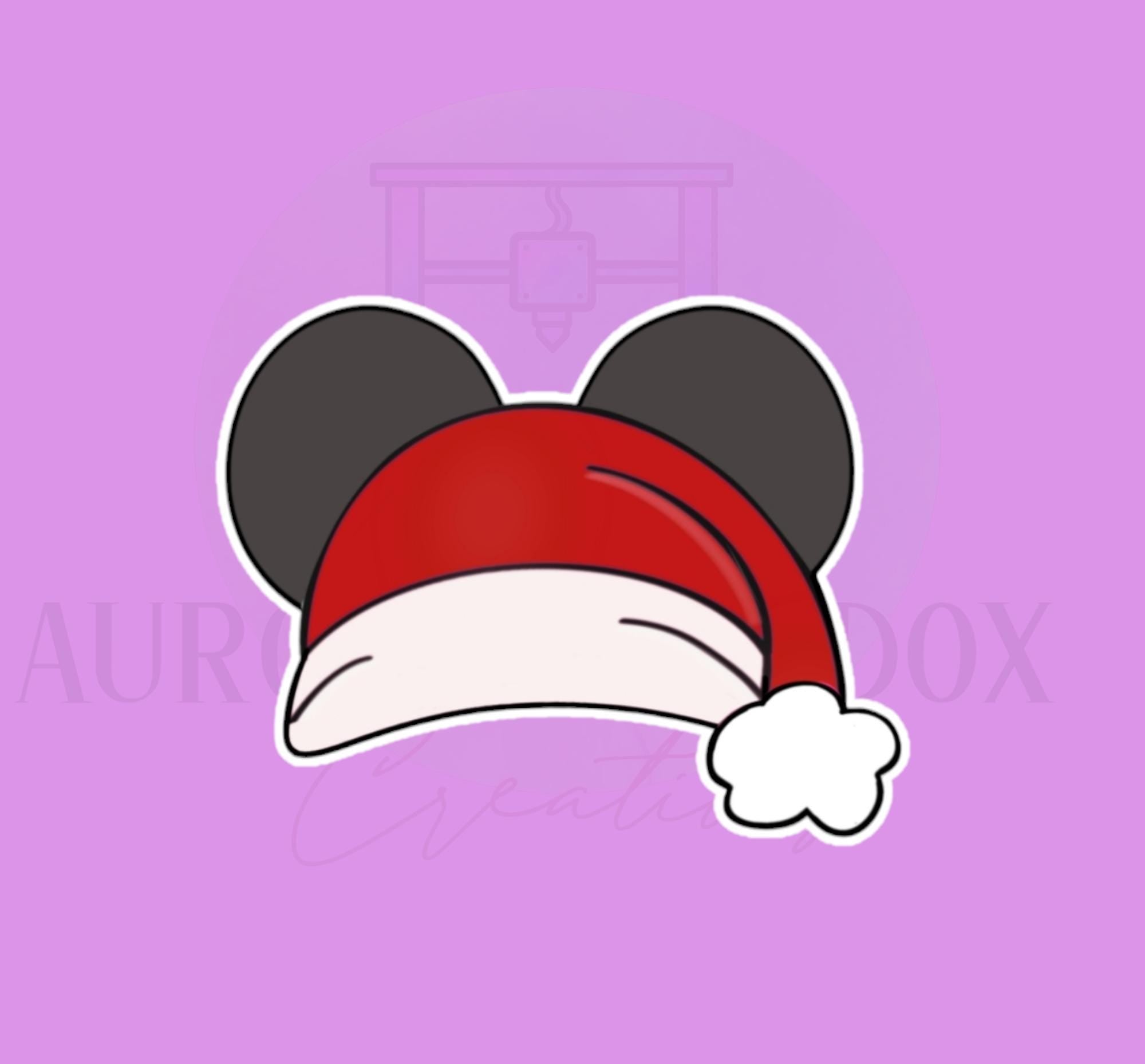 Mouse Santa Hat | Cookie Cutter