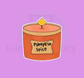 Fall Candle Cookie Cutter