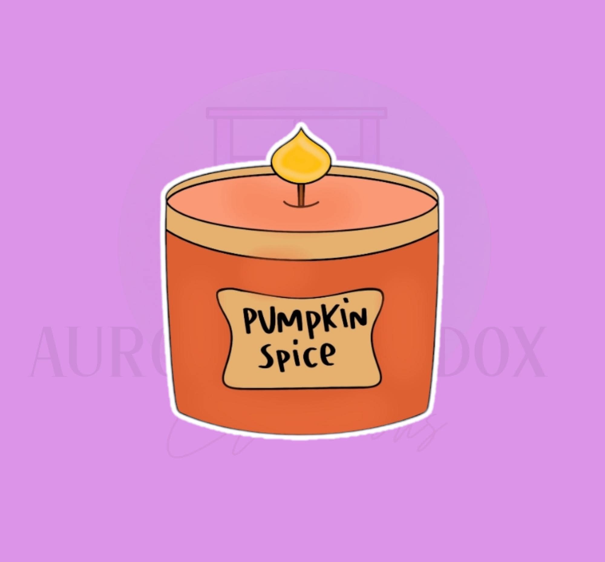Fall Candle Cookie Cutter