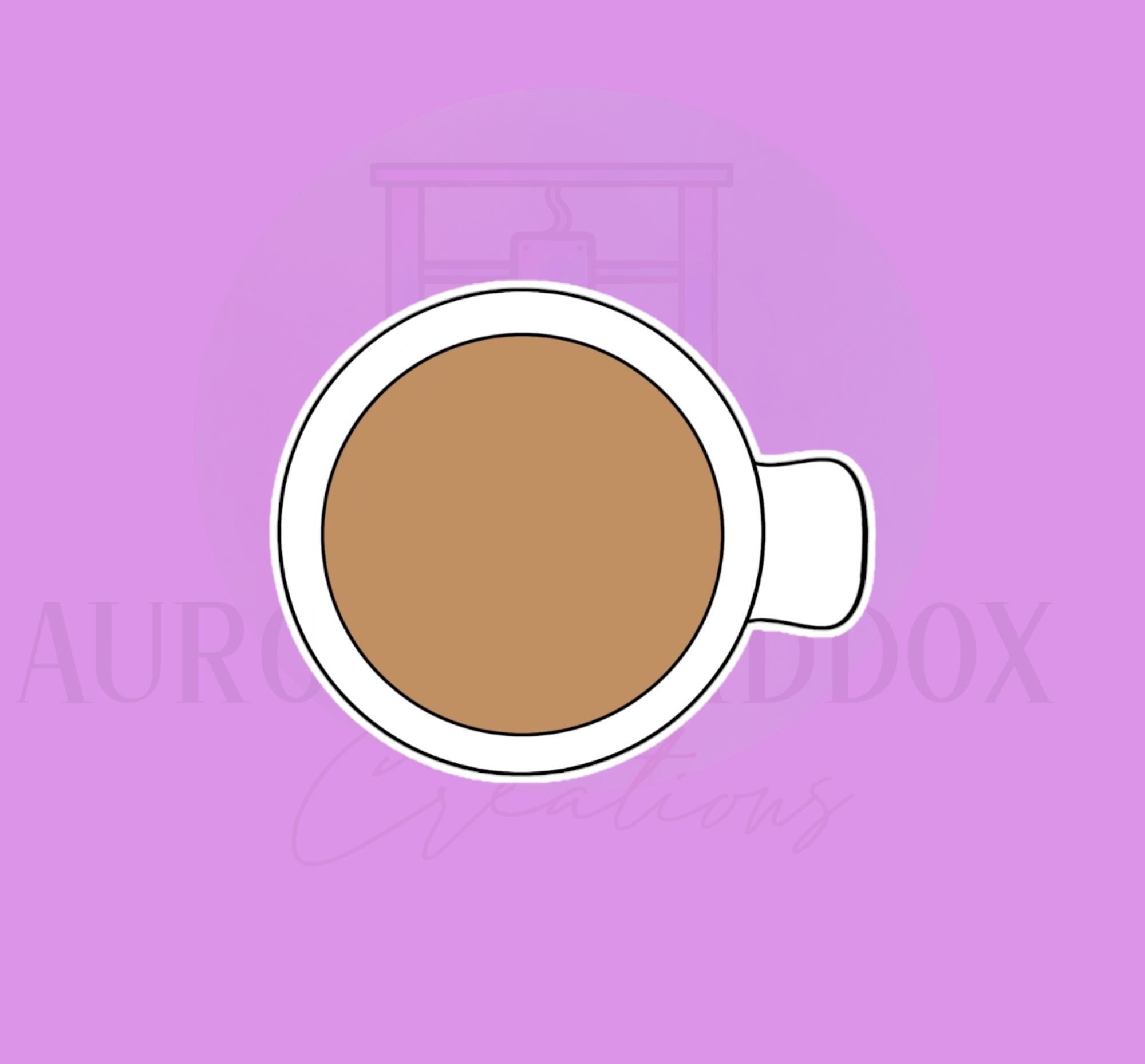 Coffee Top view | Cookie Cutter