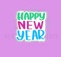 Happy New Year Print Cookie Cutter