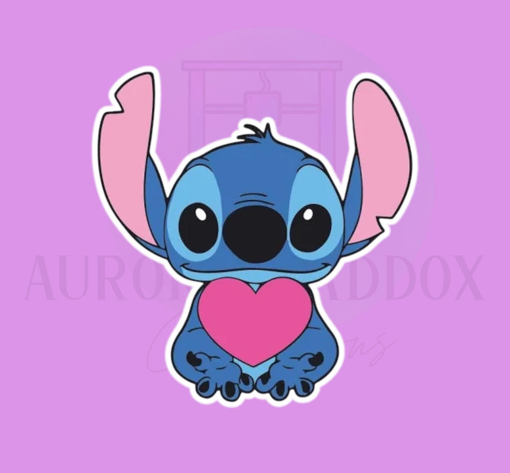 Blue Alien Monster Valentine #3 Cookie Cutter