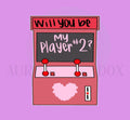 Gamer Valentine Cookie Cutter