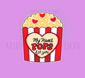Popcorn Valentine Cookie Cutter