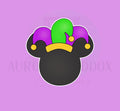 Mardi Gras Mouse Cookie Cutter