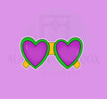 Heart SunGlasses Cookie Cutter