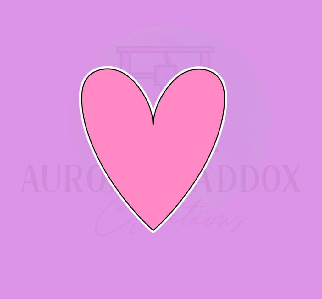 Long Heart Cookie Cutter