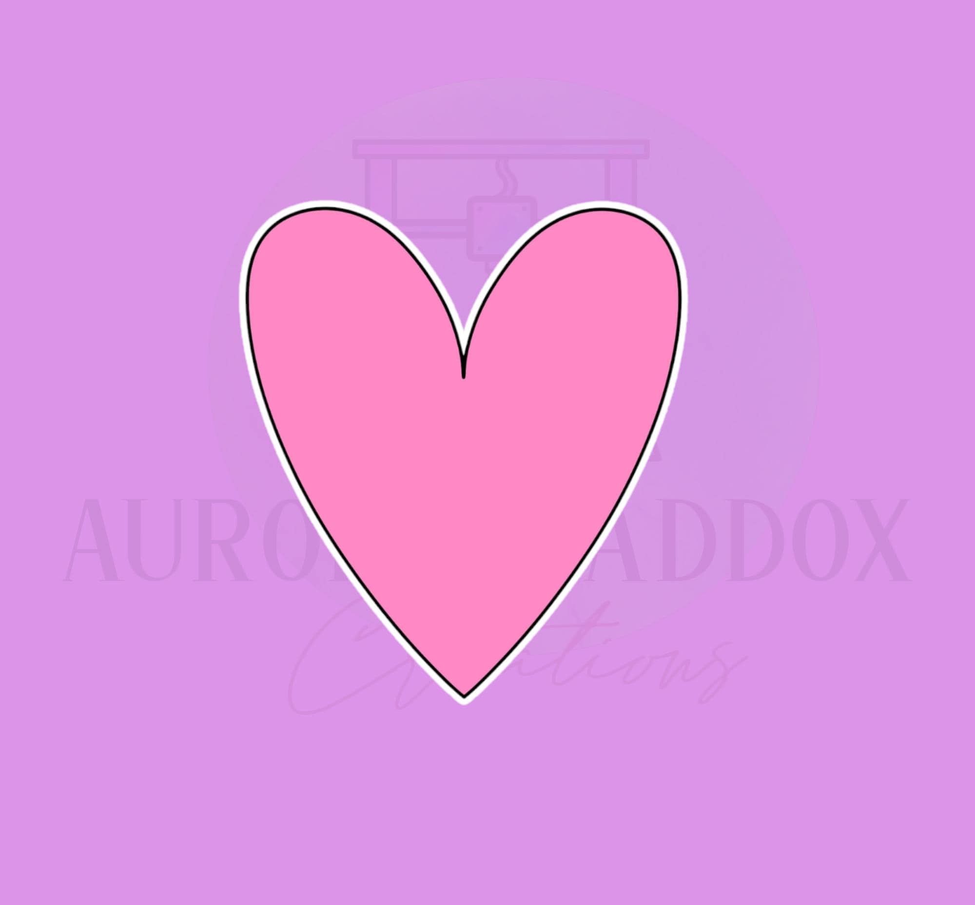 Long Heart Cookie Cutter