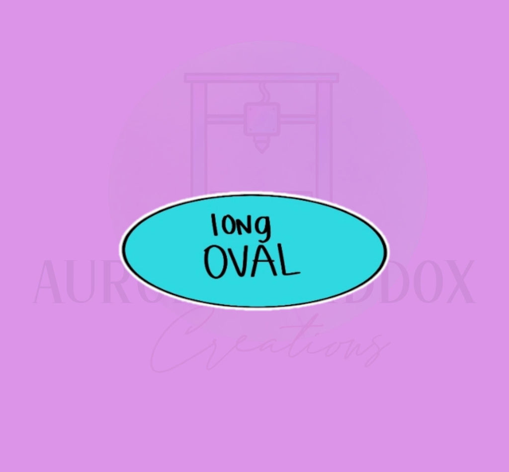 Long Oval Cookie Cutter