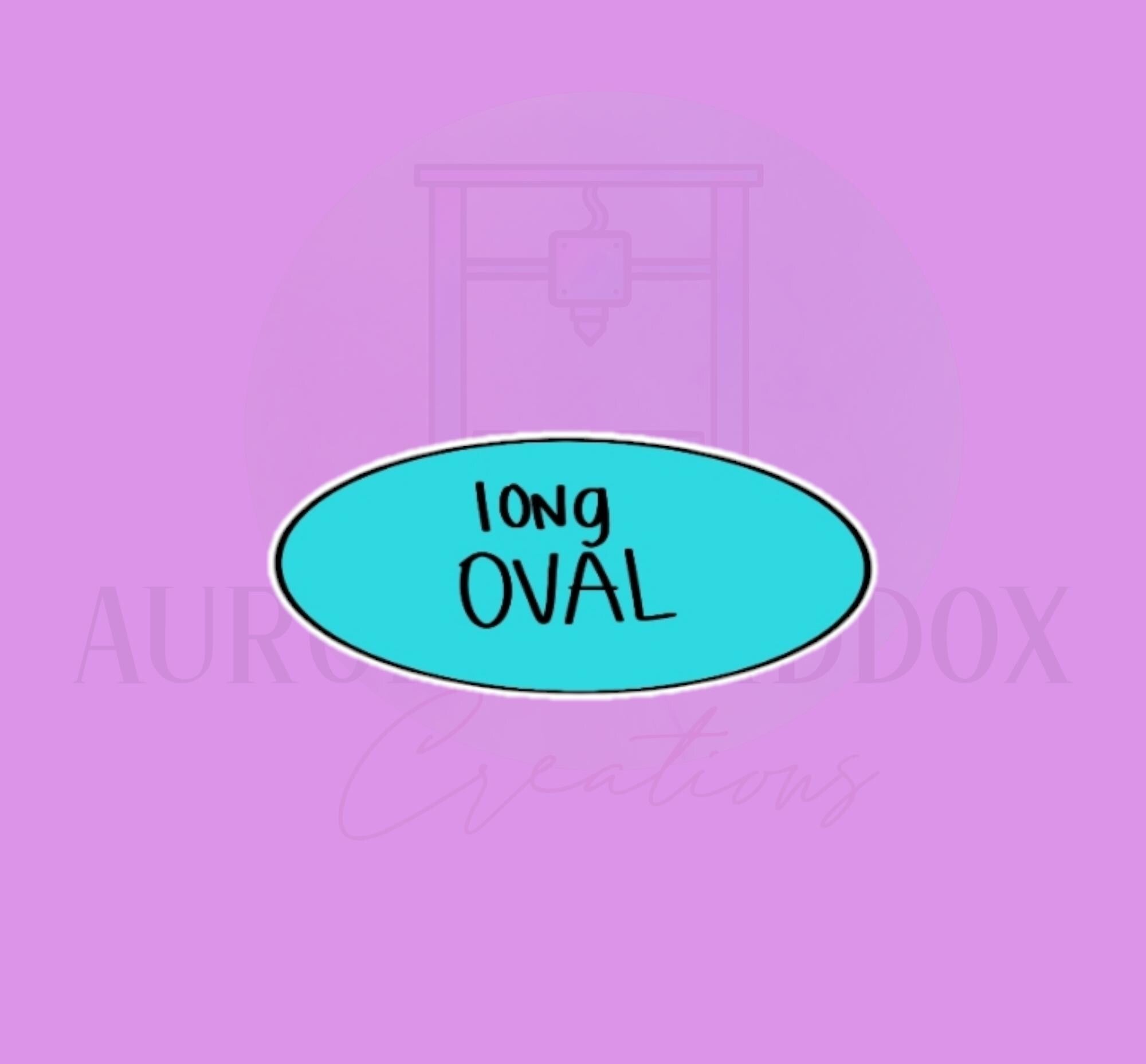 Long Oval Cookie Cutter