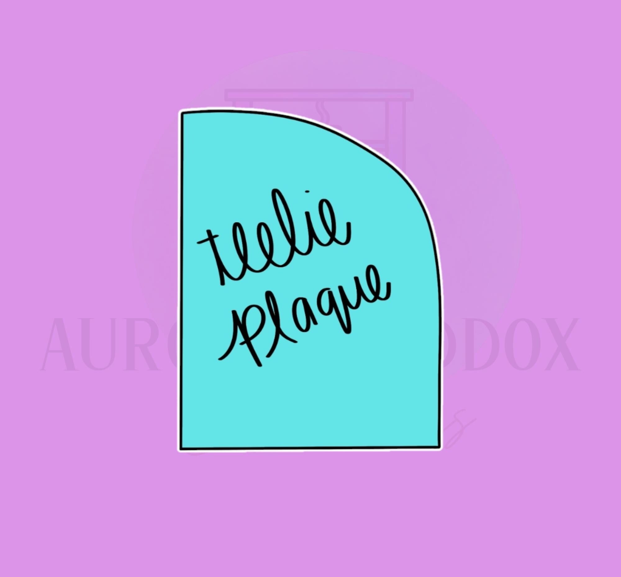 Teelie Plaque | Cookie Cutter