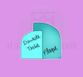 Double Teelie Plaque | Cookie Cutter