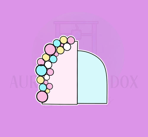Balloon Double Arch Plaque | Cookie Cutter