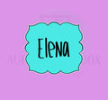 Elena Plaque | Cookie Cutter