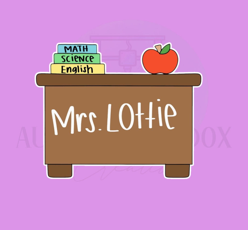 Teacher's Desk Cookie Cutter