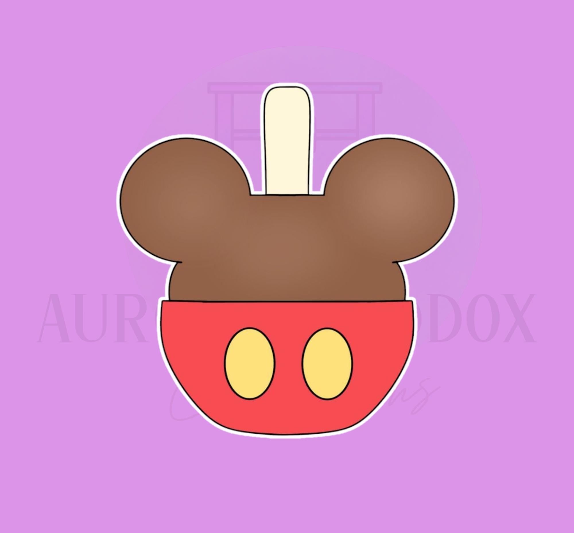 Mouse Ears Candy Apple Cookie Cutter
