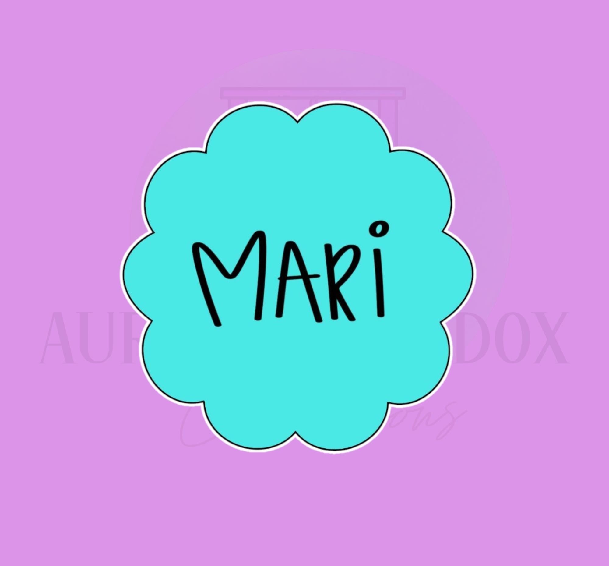 Mari Plaque | Cookie Cutter