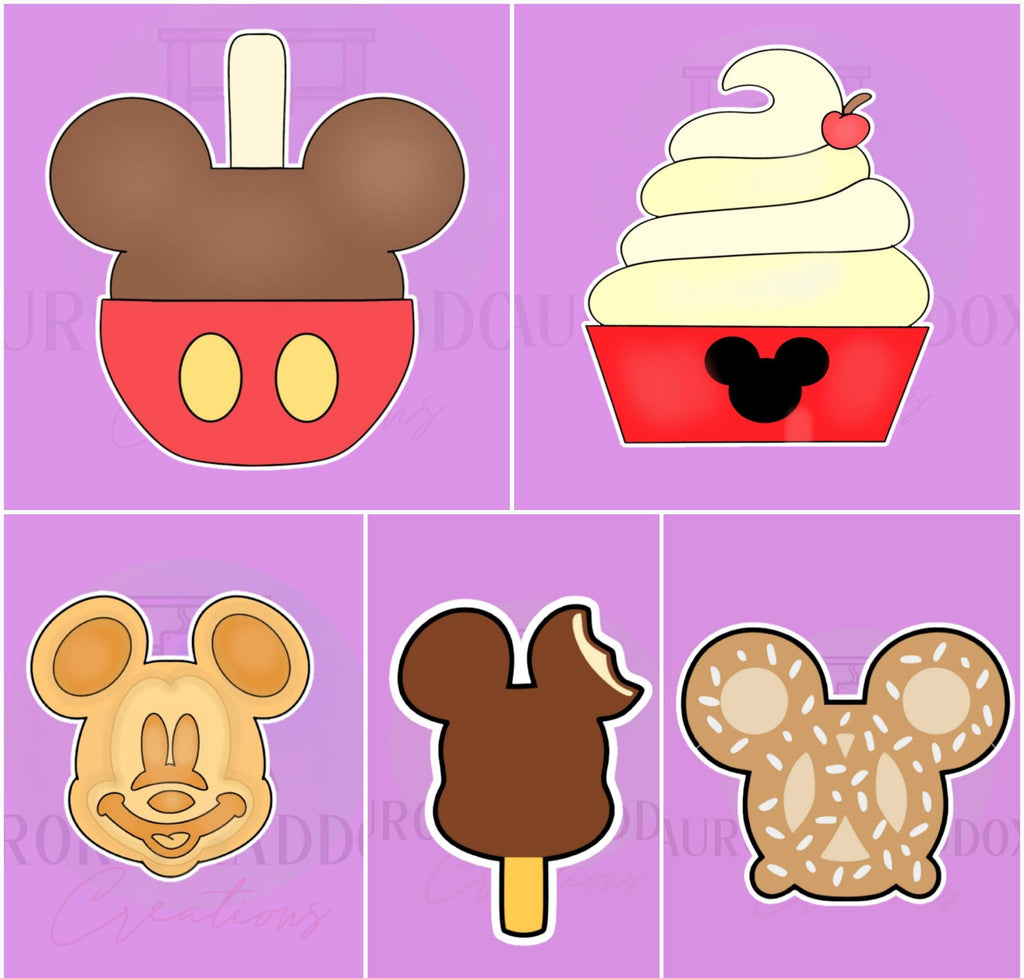 Mouse Snacks | 5 piece set | Cookie Cutter