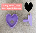 Long Heart Cake Pop Mold