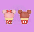 Mouse Ice Cream Set | 2 Piece | Cookie Cutters