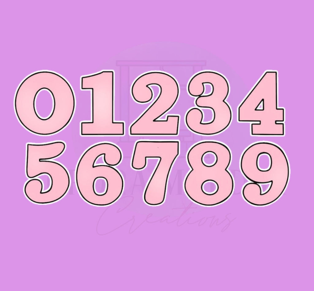 Sweet Numbers | Choose 1 | Cookie Cutter