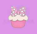 Cupcake with Bow Cookie Cutter