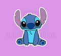 Blue Alien-Monster Sitting Cookie Cutter