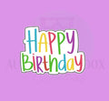 Happy Birthday #2 Cookie Cutter