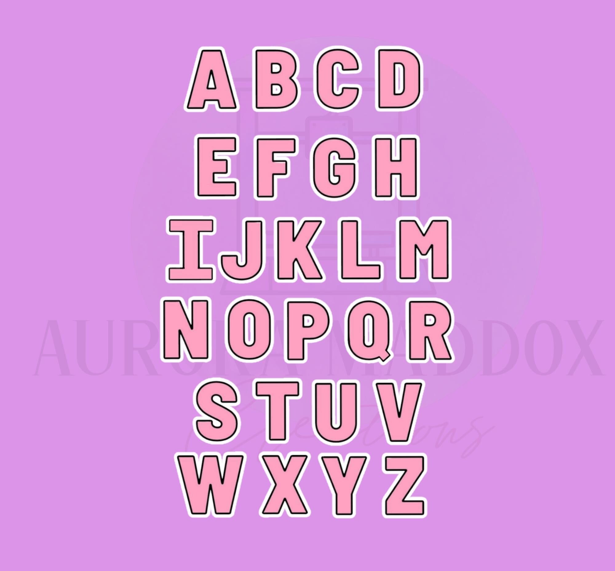 Alphabet | FULL SET | Cookie Cutter
