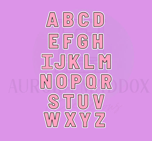 Alphabet | FULL SET | Cookie Cutter