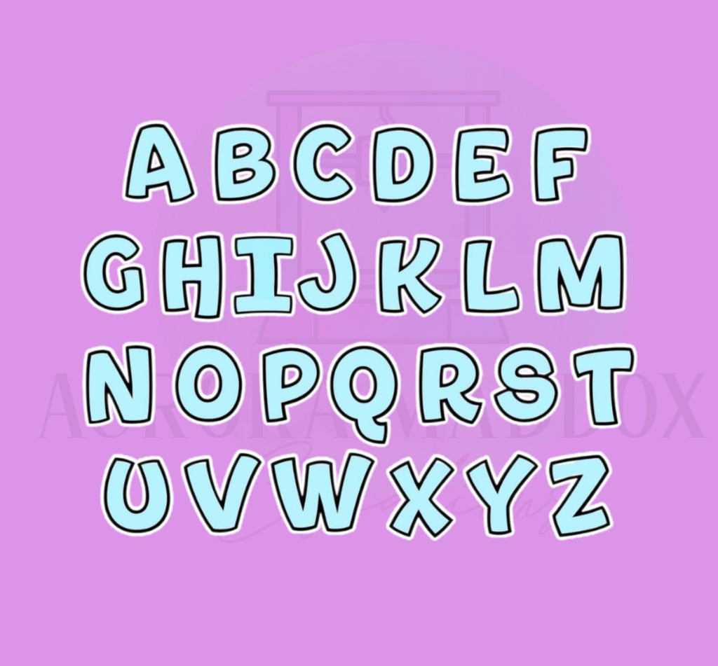 Alphabet Cookie Cutter Set