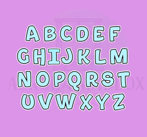 Alphabet Cookie Cutter Set
