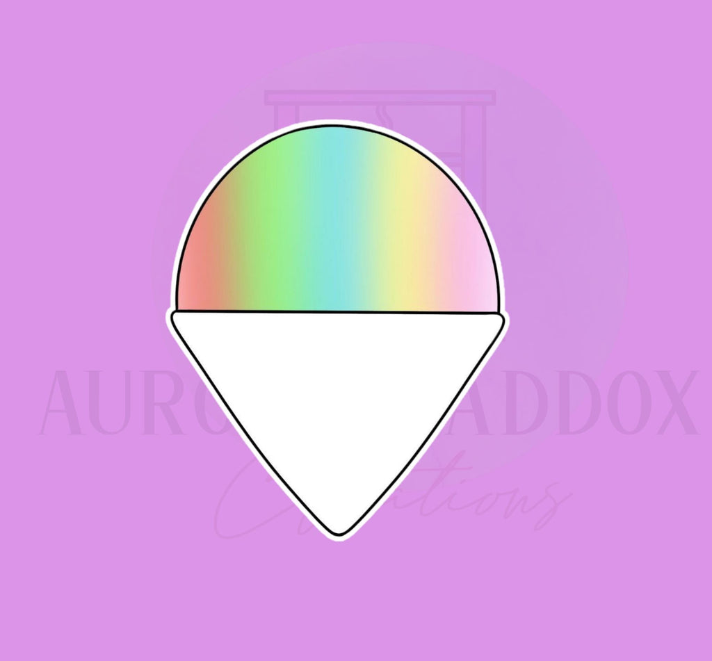 Snow Ball Cone Cookie Cutter