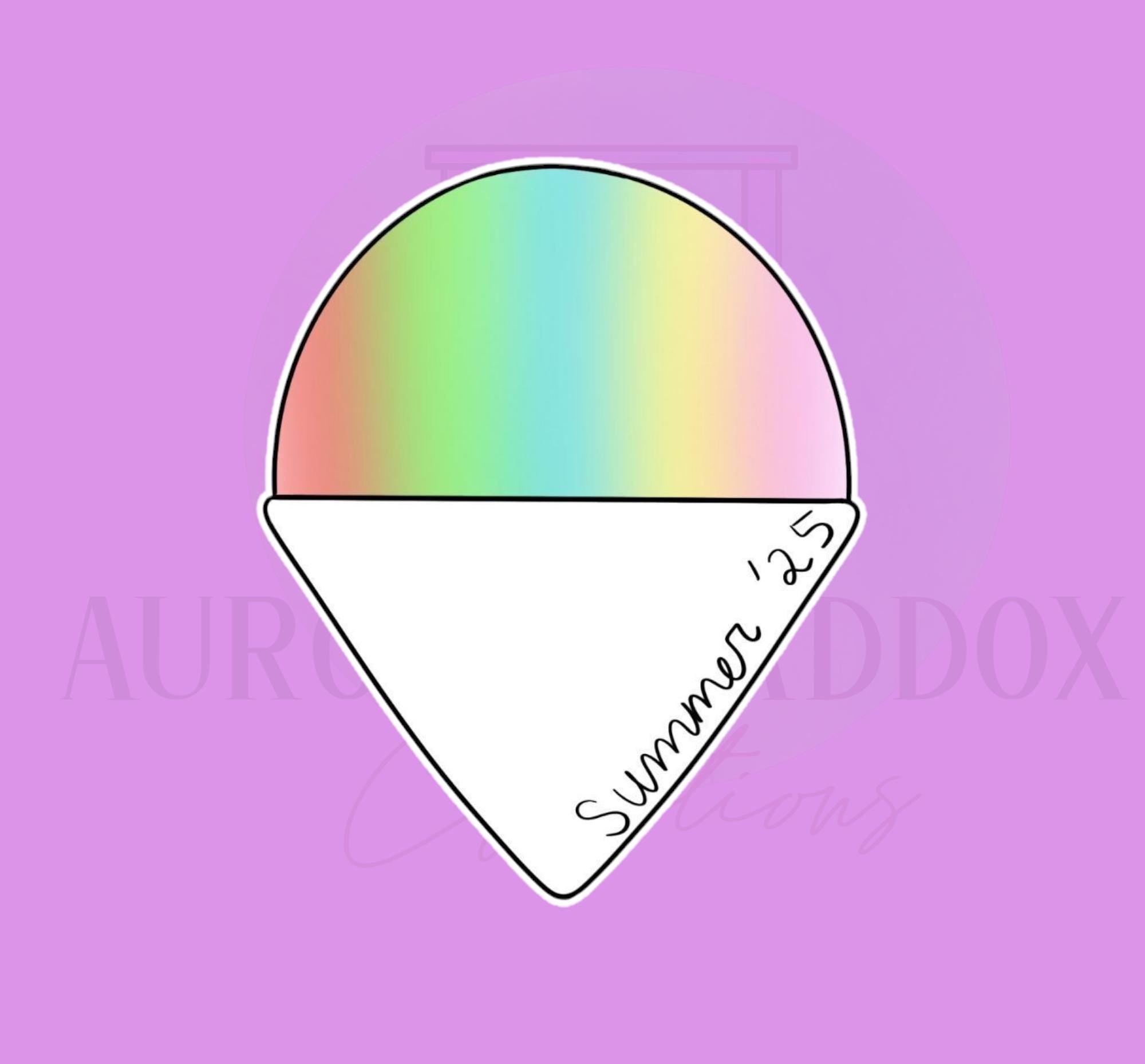 Snow Ball Cone Cookie Cutter