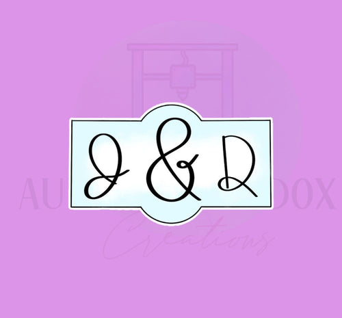 And Plaque Cookie Cutter
