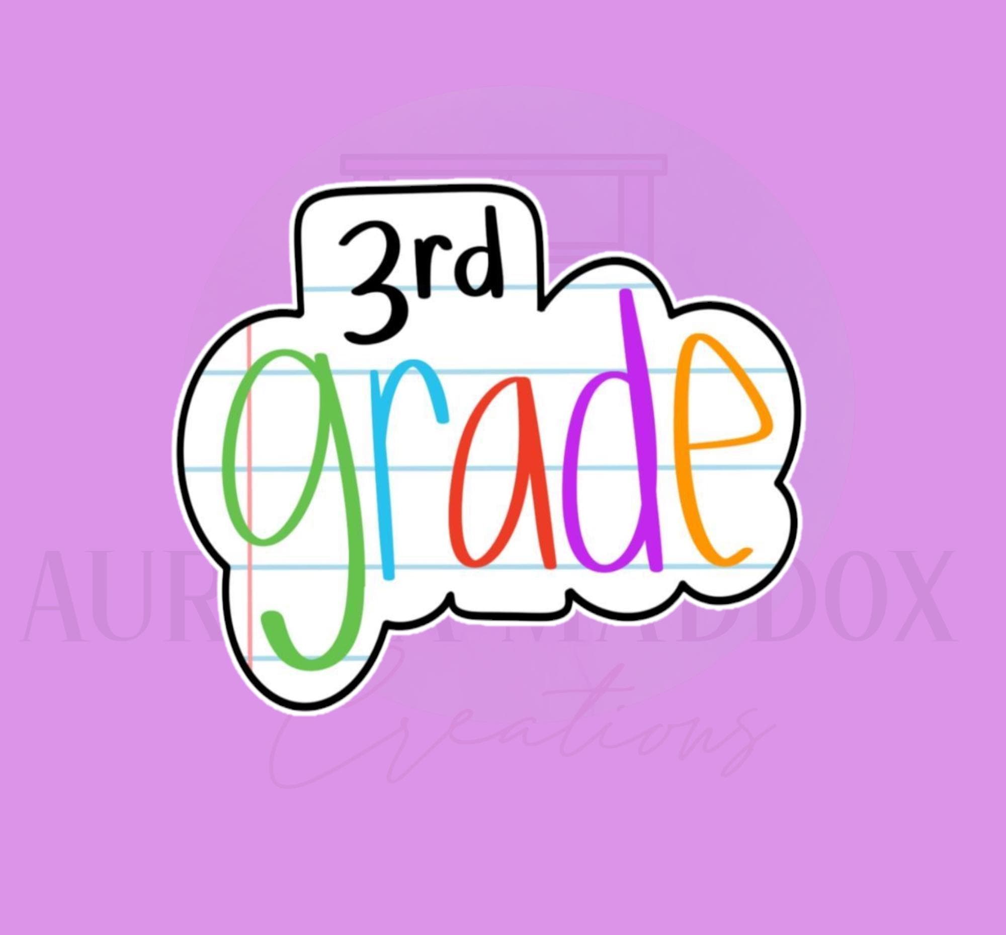 Grade Plaque Cookie Cutter