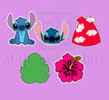 Blue Alien Monster | 5 Piece Set | Cookie Cutter