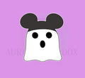 Ghost with Mouse Ears #2 | Cookie Cutter