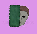Halloween Mask in Bush Shrub | Cookie Cutter