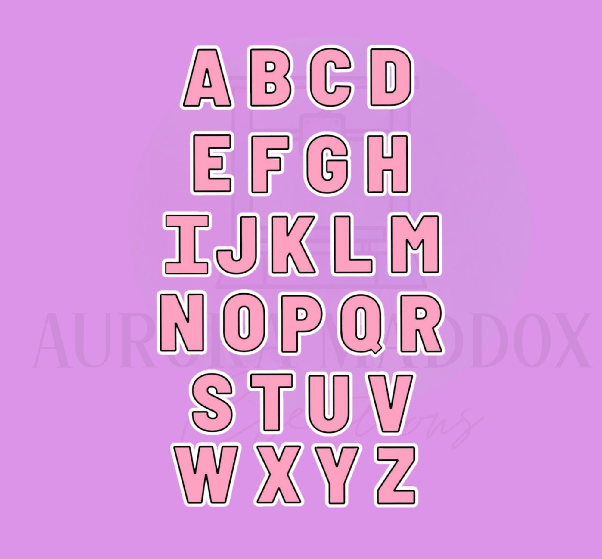Alphabet | Choose 1 | Cookie Cutter
