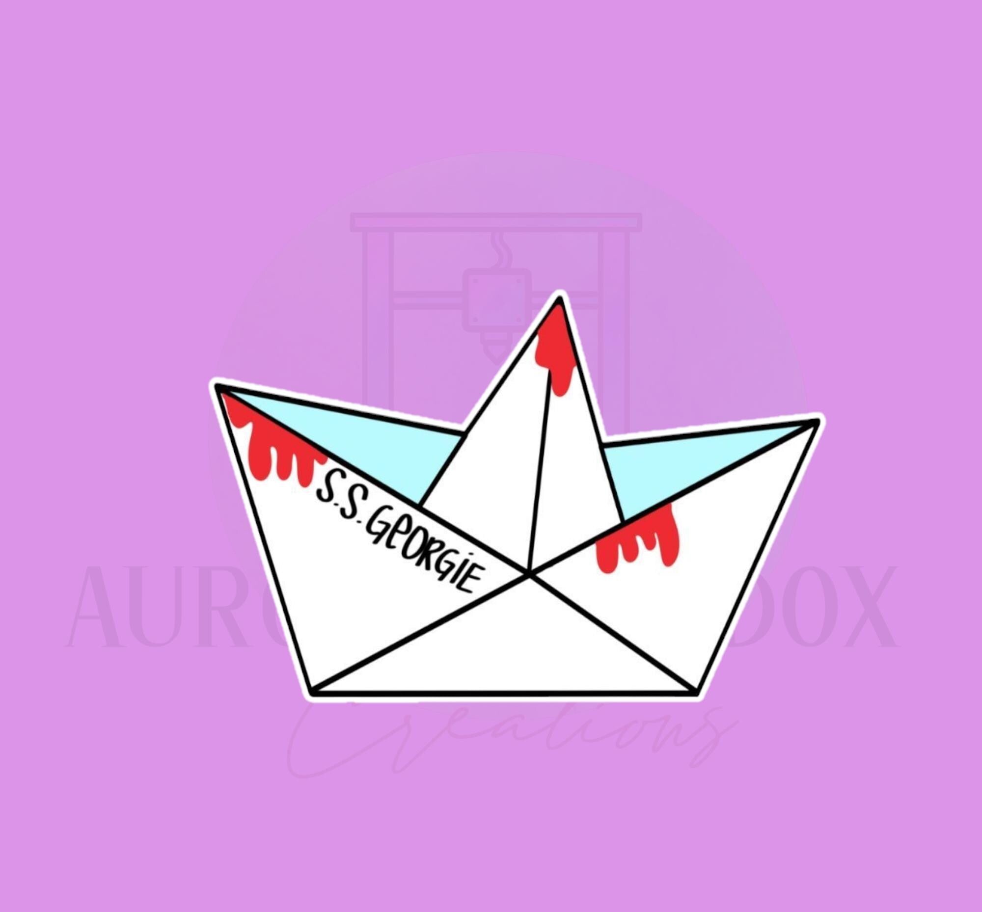 Clown Paper Boat | Cookie Cutter