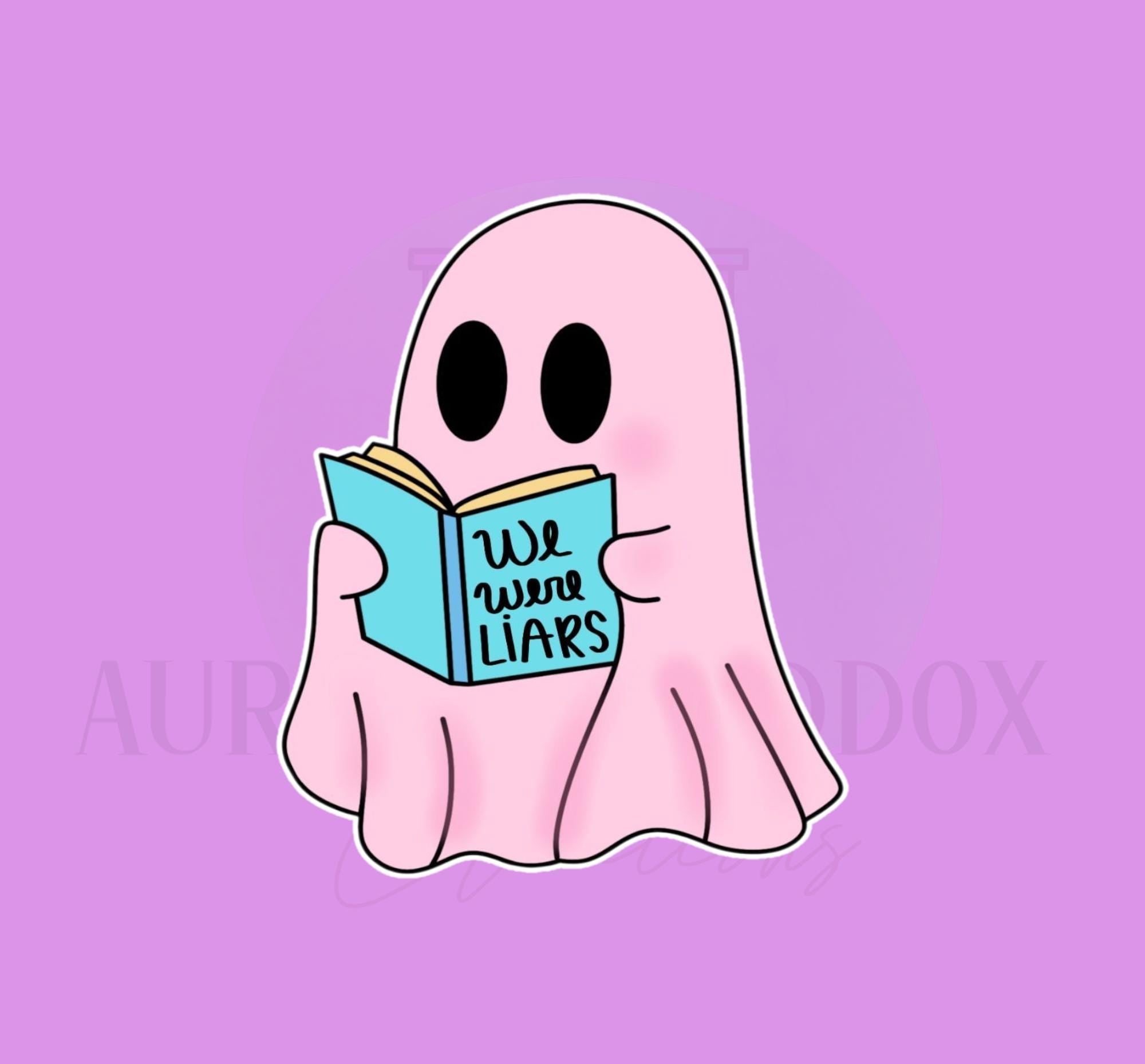 Ghost with Book | Cookie Cutter