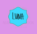 Luna Plaque | Cookie Cutter