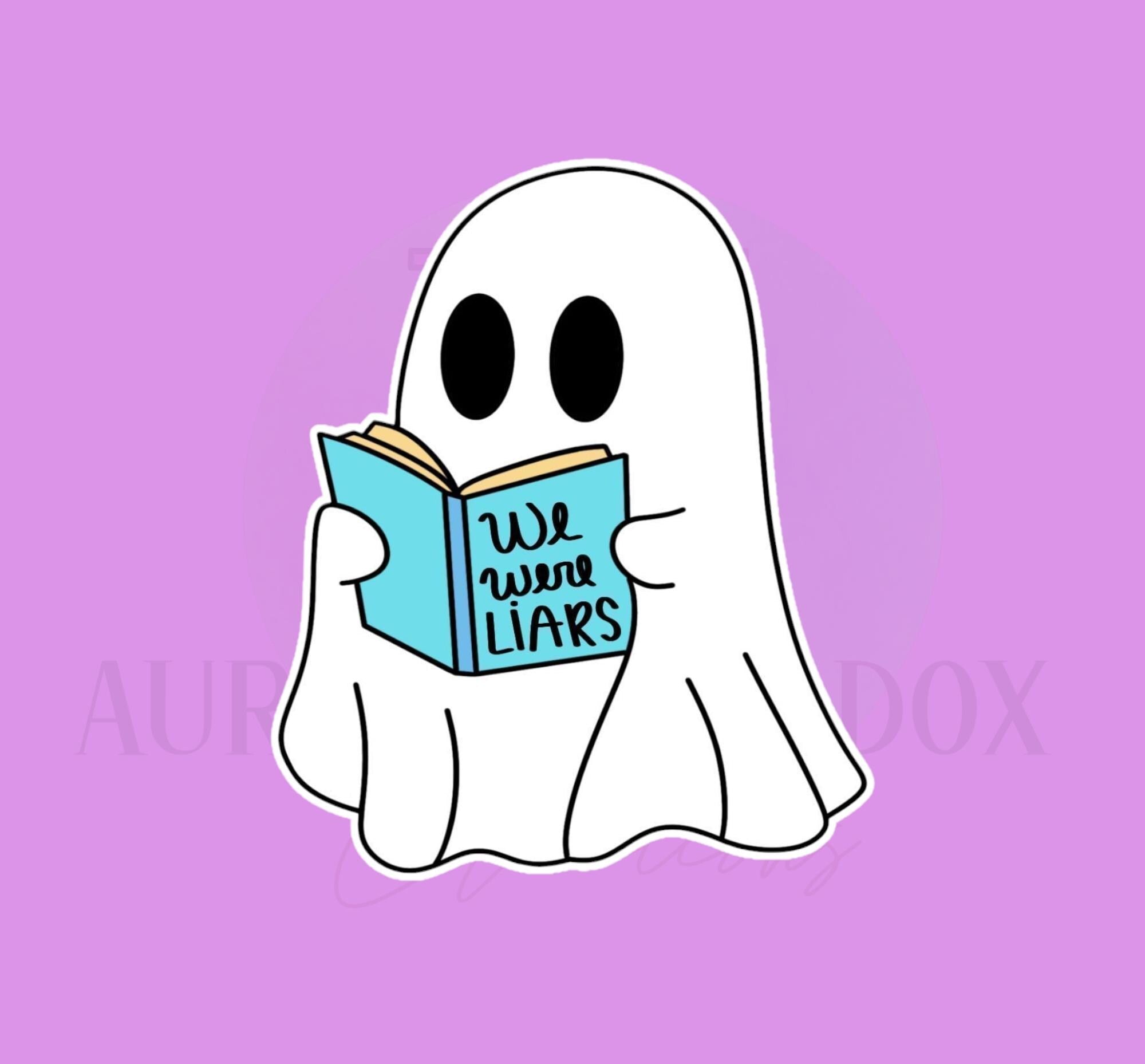 Ghost with Book | Cookie Cutter